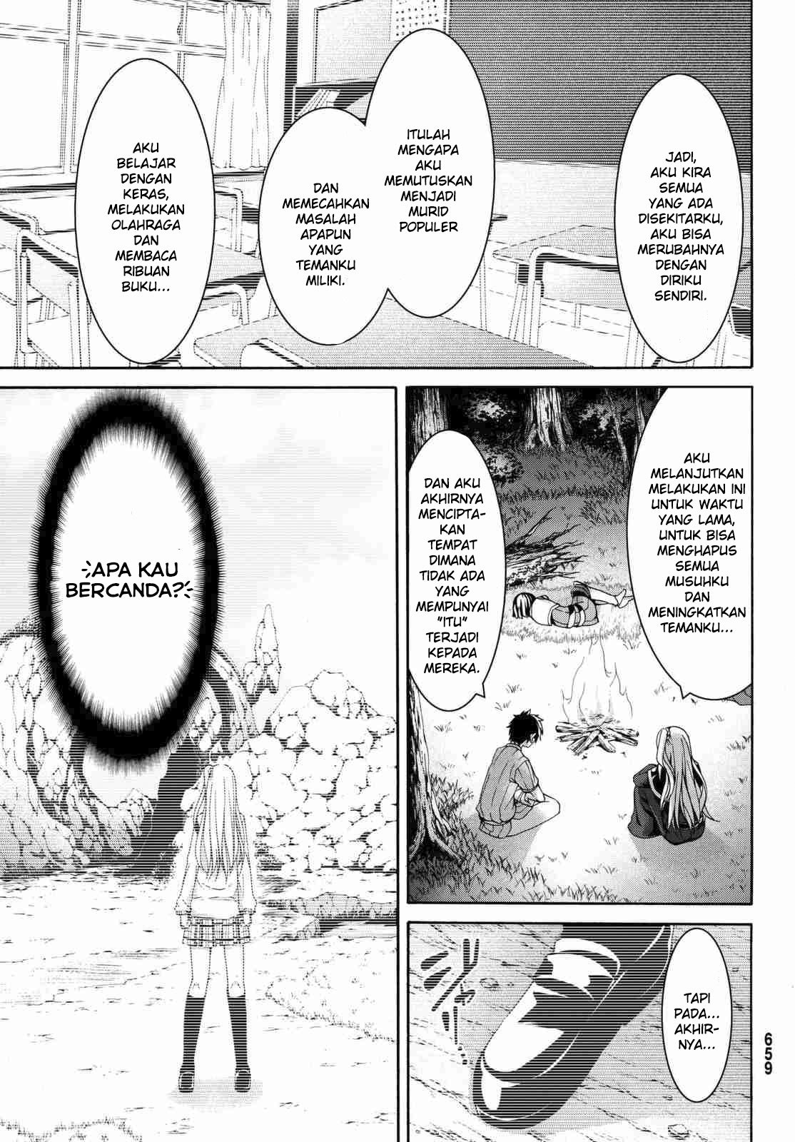 100-man no Inochi no Ue ni Ore wa Tatteiru Chapter 03 Bahasa Indonesia